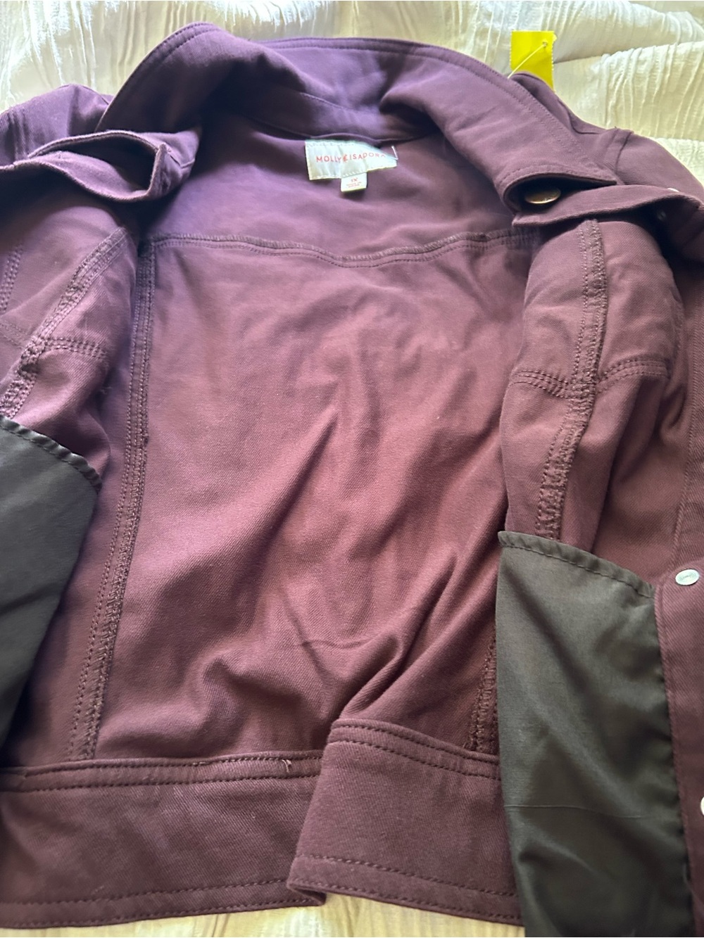 Molly & Isadora Women's Plum Jean Jacket